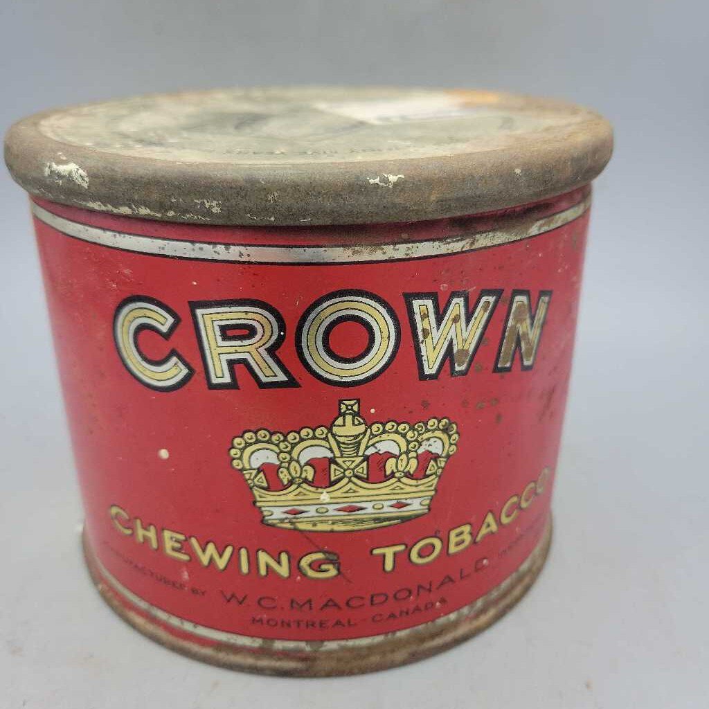 Crown Chewing Tobacco Tin (JAS)