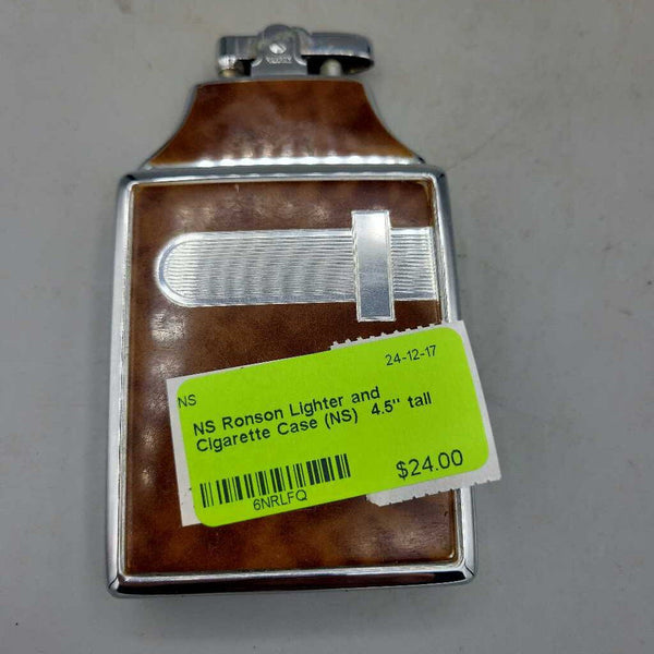 Ronson Lighter and Cigarette Case (NS)