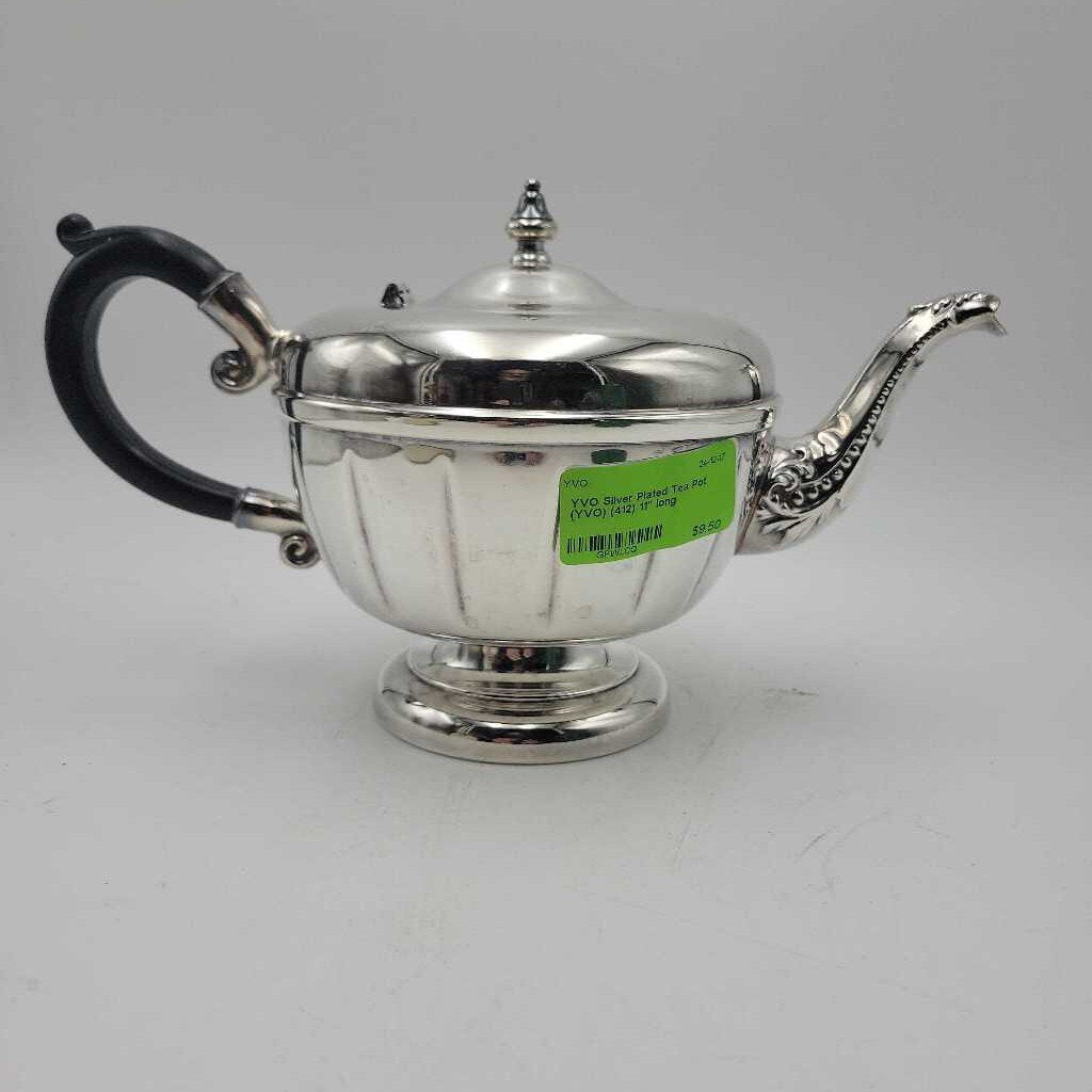 Silver Plated Tea Pot (YVO) (412)