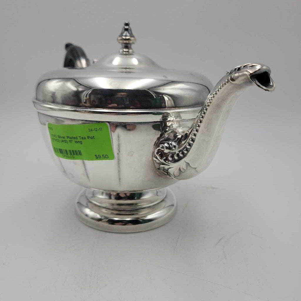 Silver Plated Tea Pot (YVO) (412)