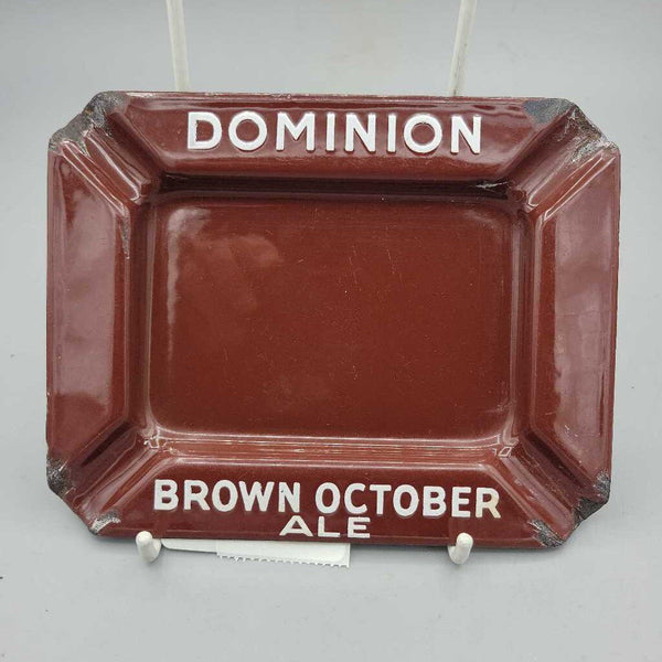 Dominion Brown October Enamel Ashtray (JAS)