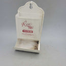 Rose Bleached Flour Match holder (DEB)