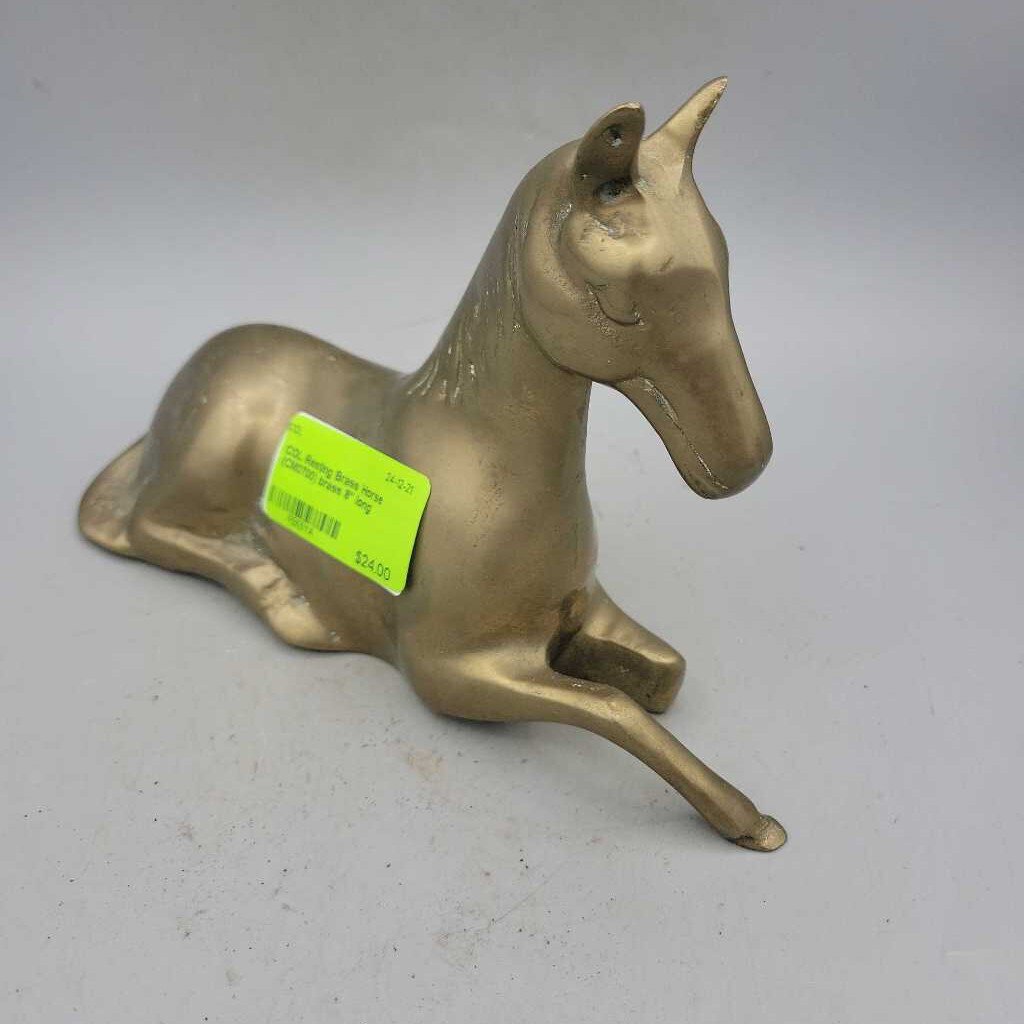 Resting Brass Horse (CM0700)