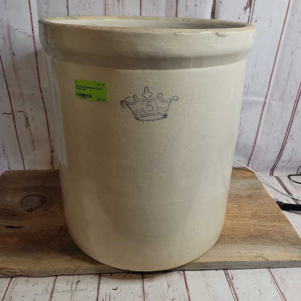 5 Gal Stoneware Crock (JAS)