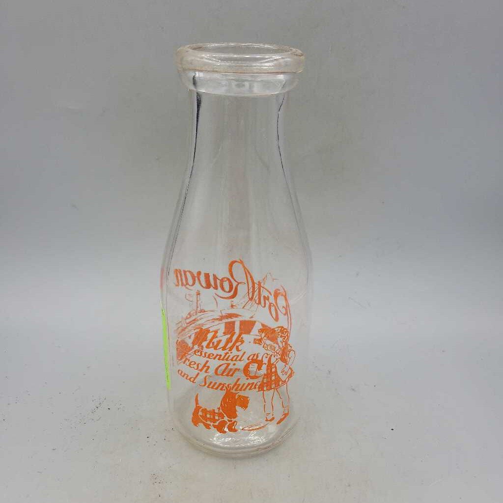 Port Rowan Dairy Howe Ltd Milk bottle (JEF)