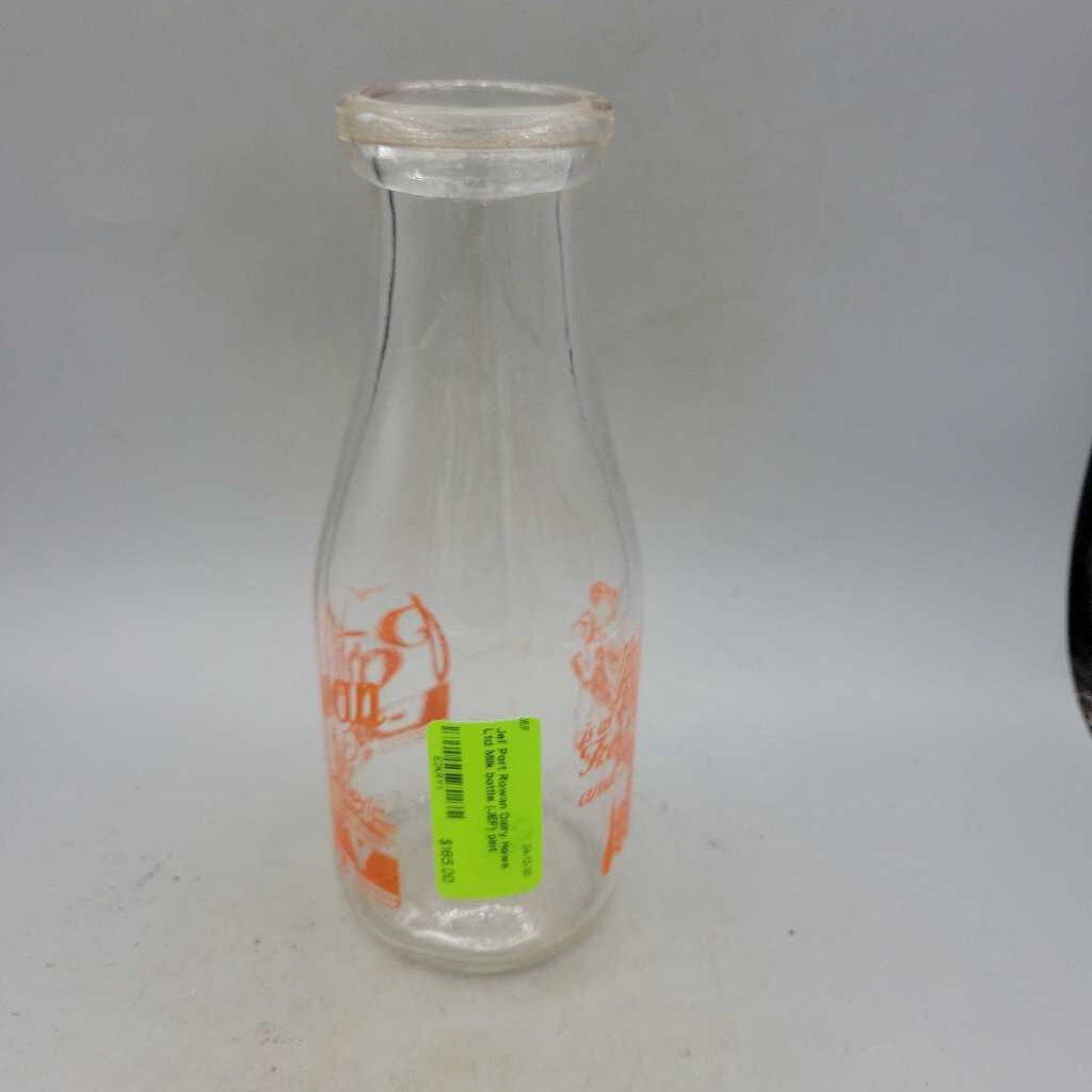 Port Rowan Dairy Howe Ltd Milk bottle (JEF)