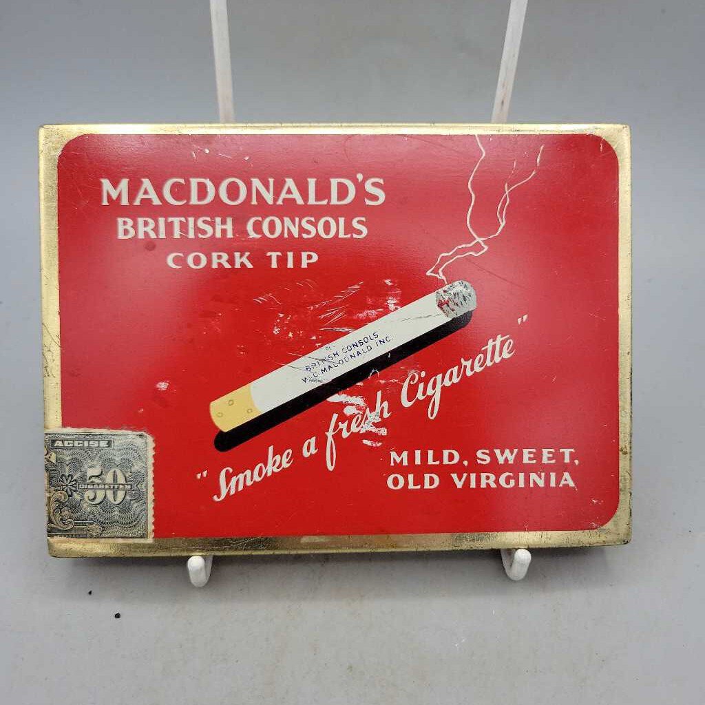 Macdonald's British Consols 50 Tobacco tin (YVO) 412