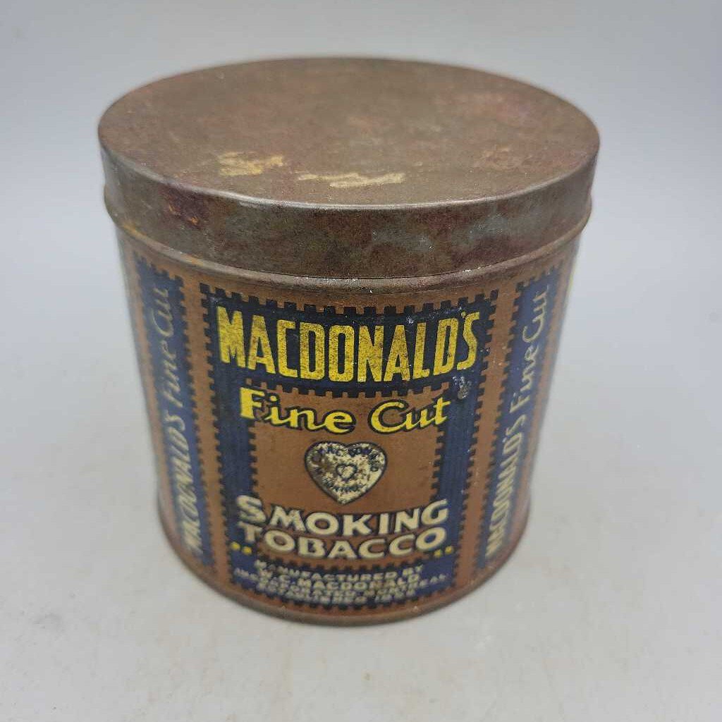 Macdonald's Fine Cut Smoking Tobacco Tin (YVO) 412