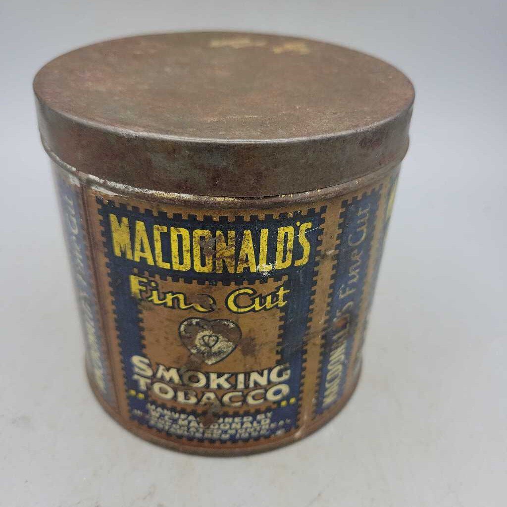 Macdonald's Fine Cut Smoking Tobacco Tin (YVO) 412