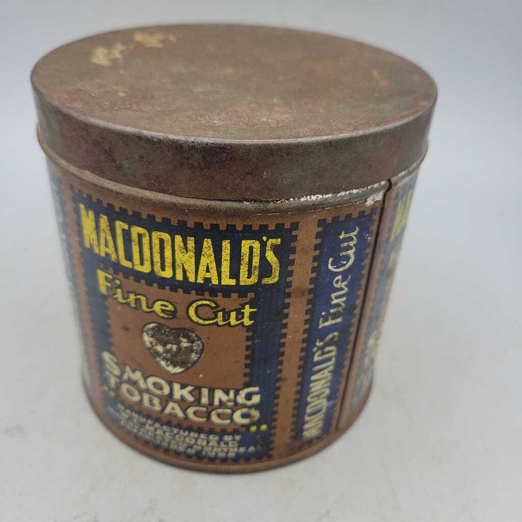 Macdonald's Fine Cut Smoking Tobacco Tin (YVO) 412