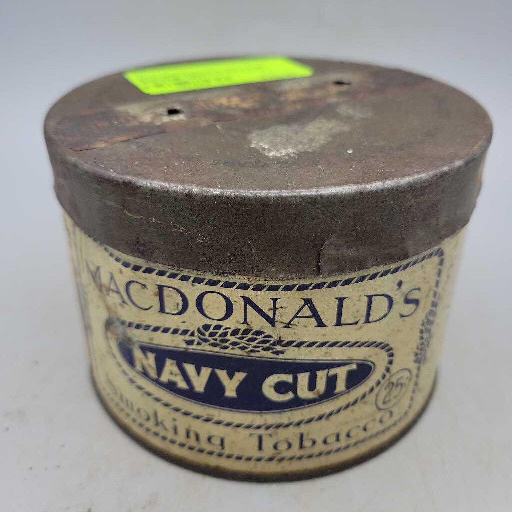 Macdonald's Navy Cut Smoking Tobacco Tin (YVO) 412