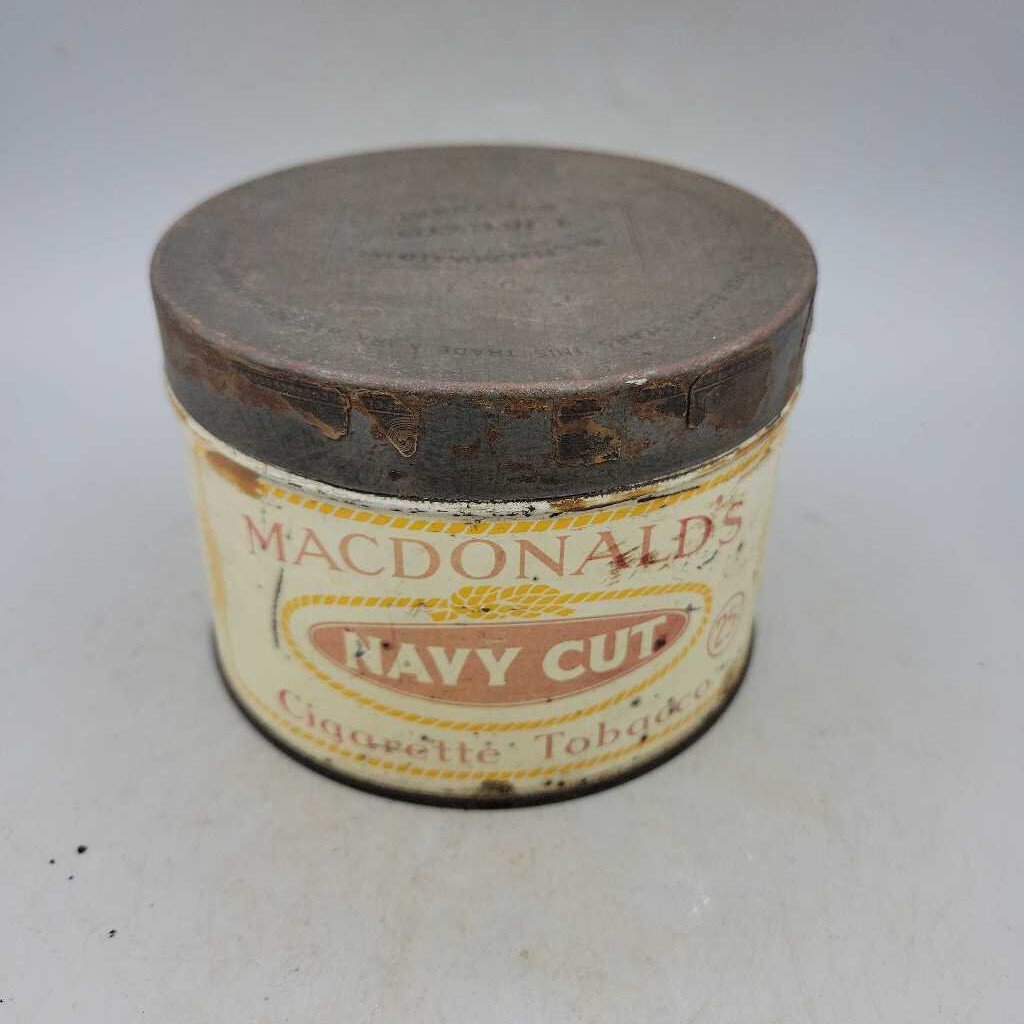 Macdonald's Navy Cut Smoking Tobacco Tin (YVO) 412