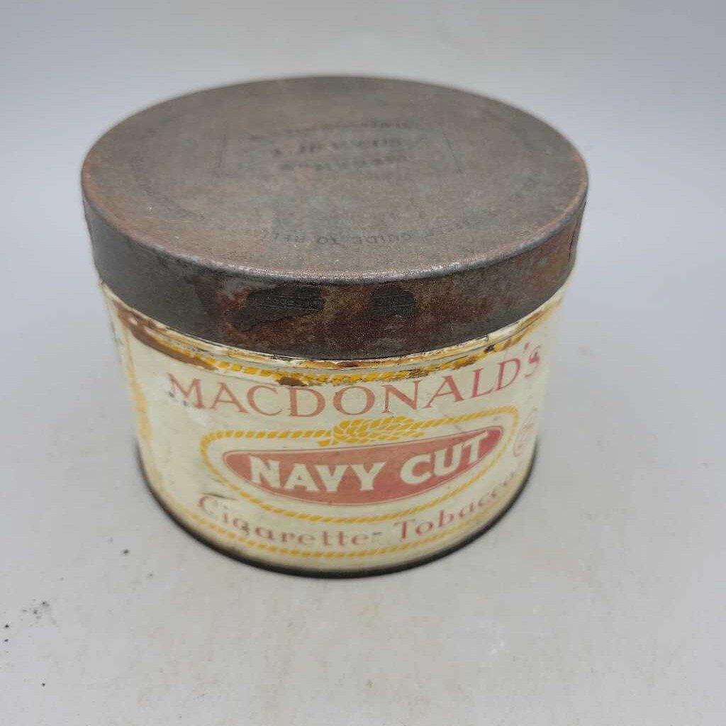 Macdonald's Navy Cut Smoking Tobacco Tin (YVO) 412