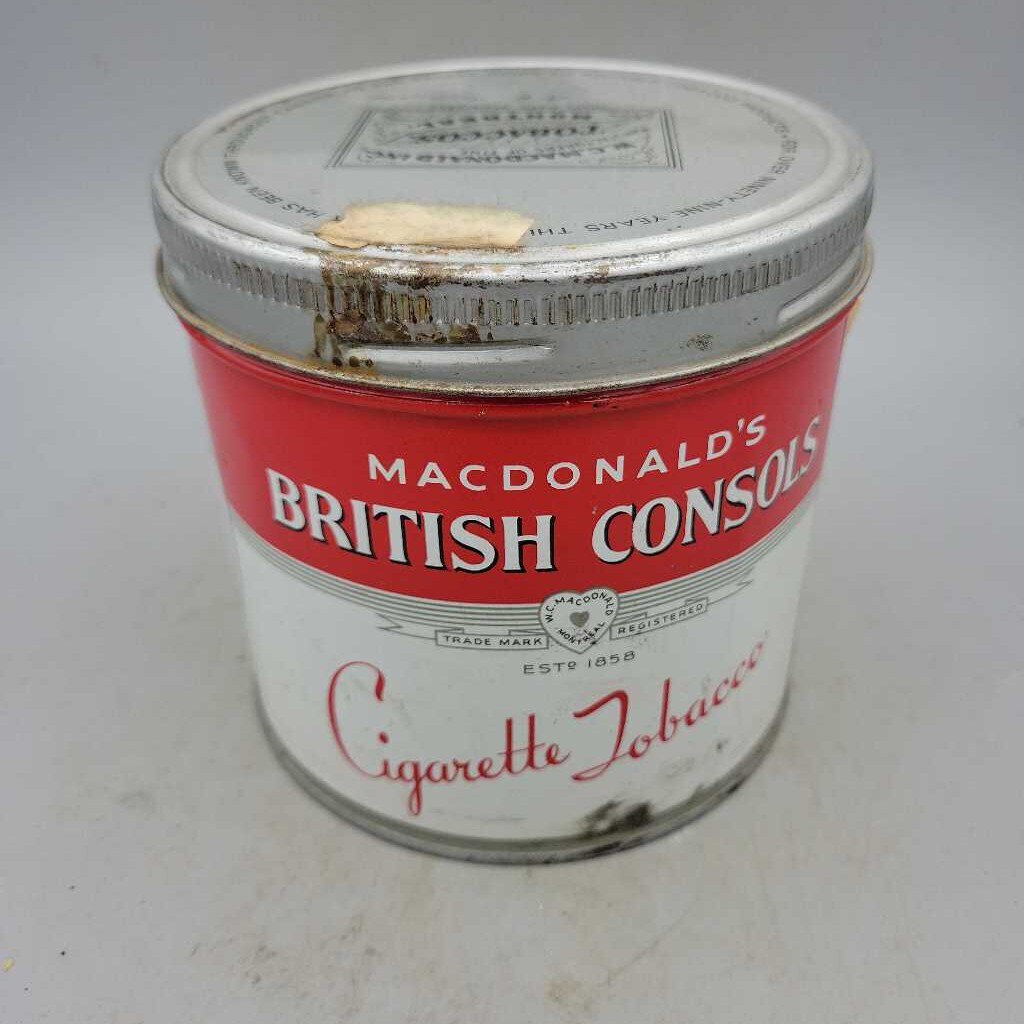 Macdonald's British Consols Tobacco Tin (YVO) 412