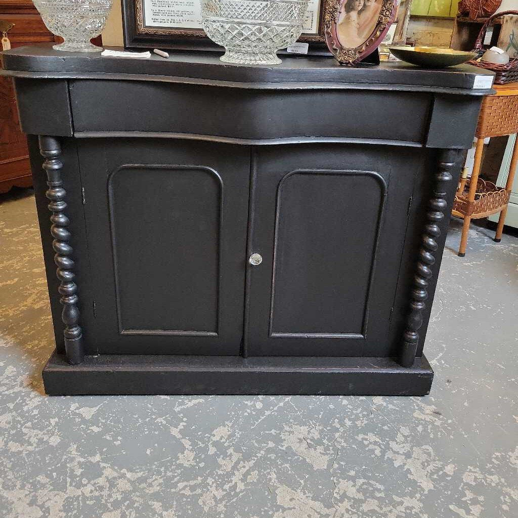 Black Vintage Sideboard (YVO) (412)