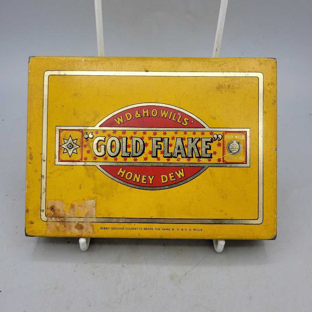 Golden Flake Honey Dew Flat 50 Tobacco tin (YVO) 412