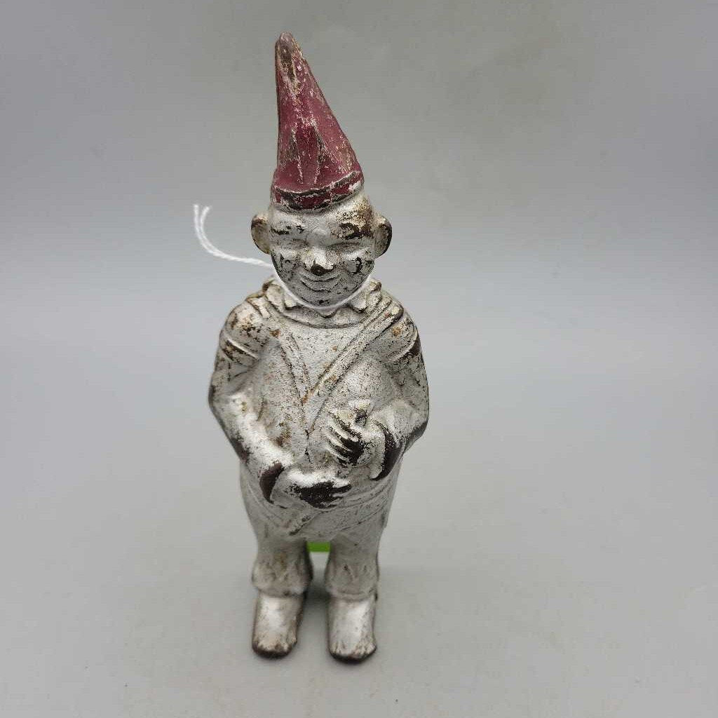 Vintage Clown Cast iron Coin Bank (DEB)