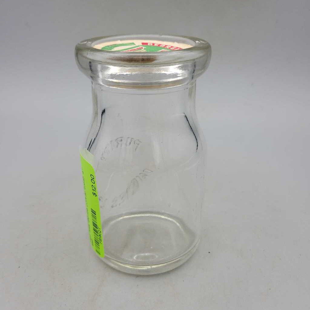 Purity Dairies Ltd 1/4 Pint Milk Bottle (JAS)