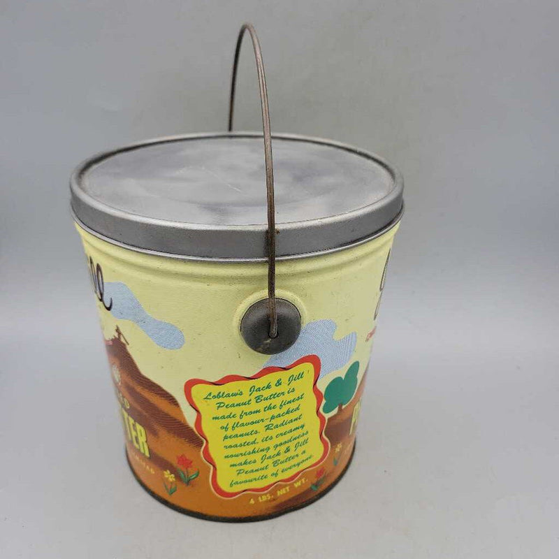 Jack and Jill Peanut Butter Tin Pail (JAS)