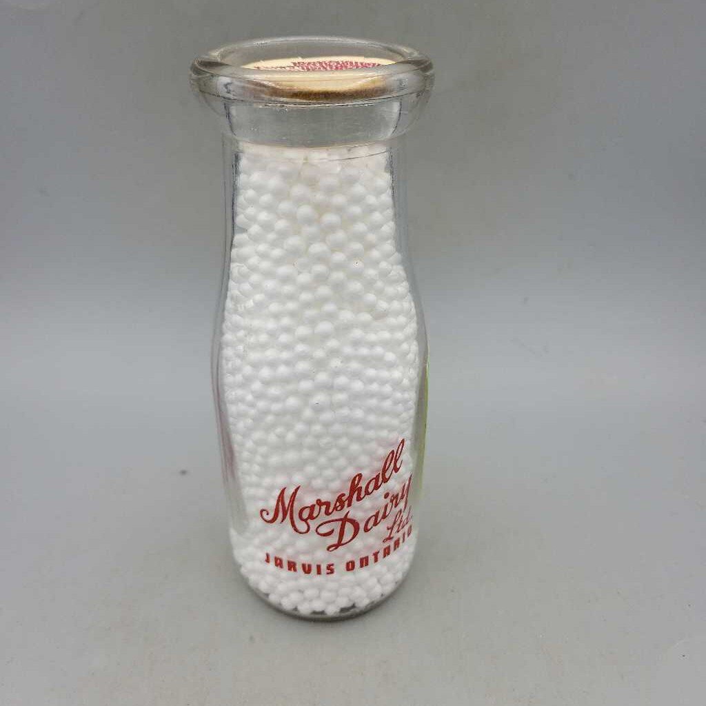 Marshall Dairy Jarvis Ontario HP Milk Bottle