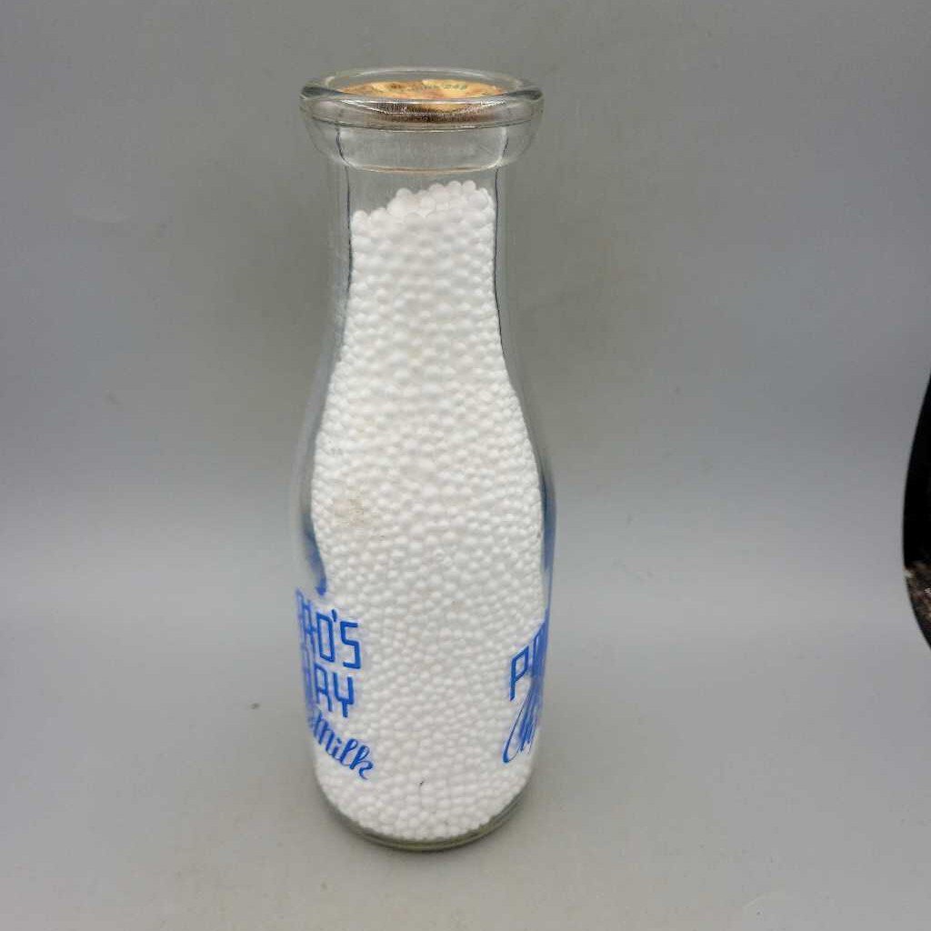 Pollard's Dairy pint Milk Bottle (JEF)