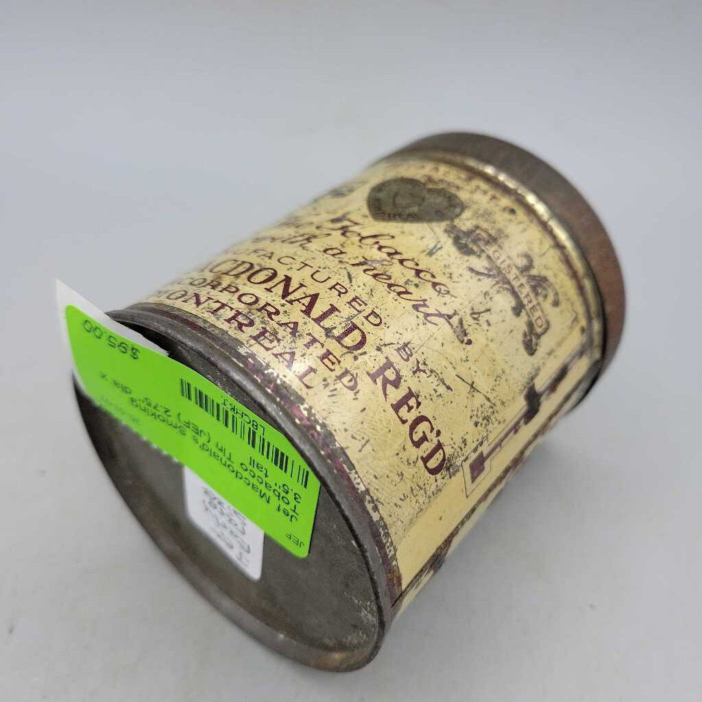 Macdonald's Smoking Tobacco Tin (JEF)