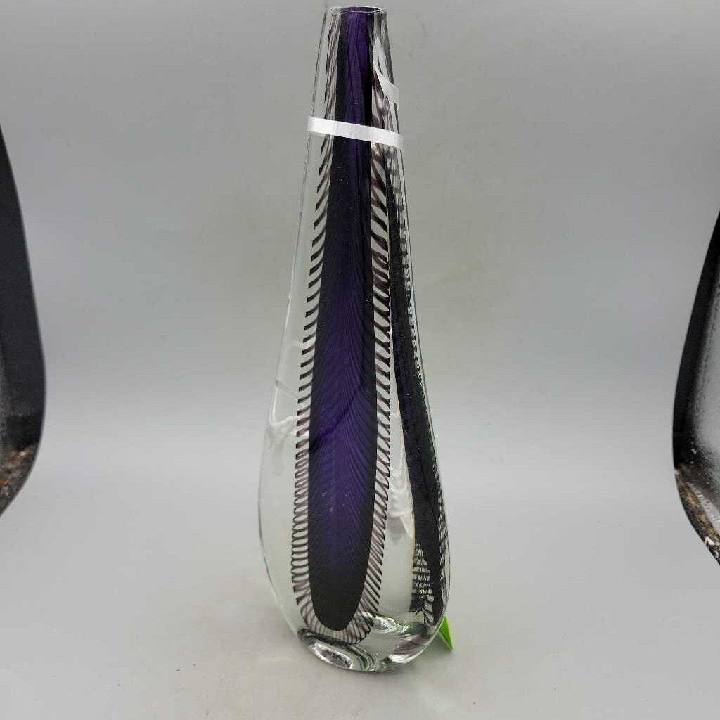 Julio Santo Sommerso Art Glass Vase (M2) 276