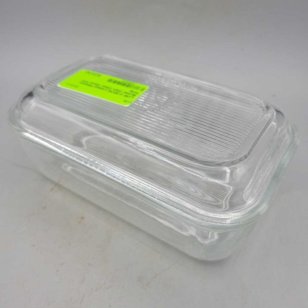 U-MCM Lidded Ribbed Butter Dish