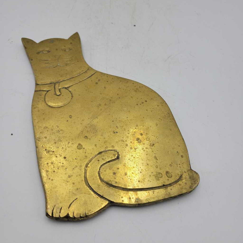 Brass Cat Trivet (0528) (MCOL)