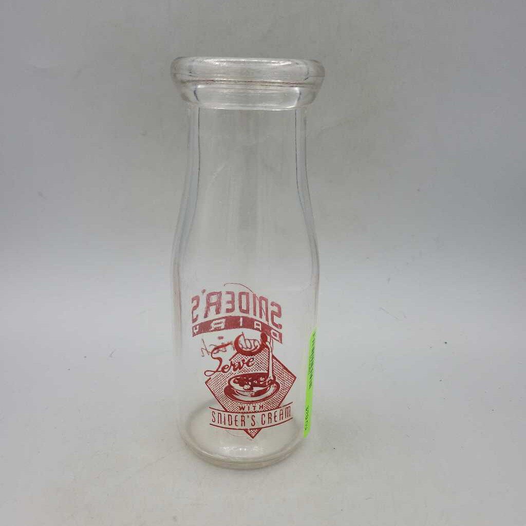 Snider's Dairy Goderich On. HP Milk Bottle (