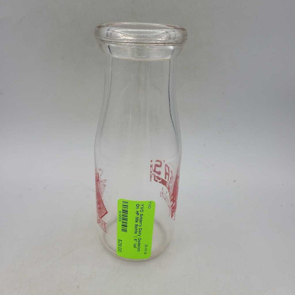 Snider's Dairy Goderich On. HP Milk Bottle (