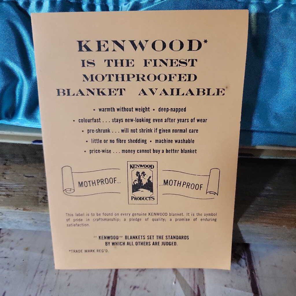 Kenwood Pure Wool Blanket (YVO) 501