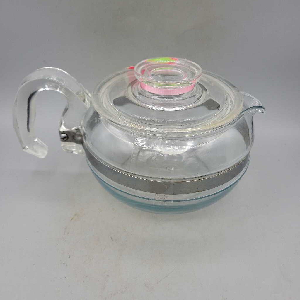 Pyrex 6 cup Tea pot Glass (KAR)