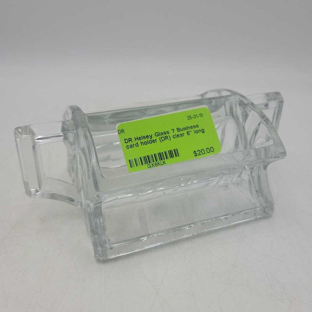Heisey Glass ? Business card holder (DR)