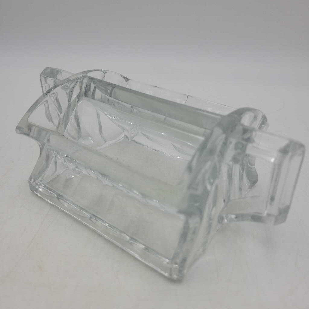 Heisey Glass ? Business card holder (DR)