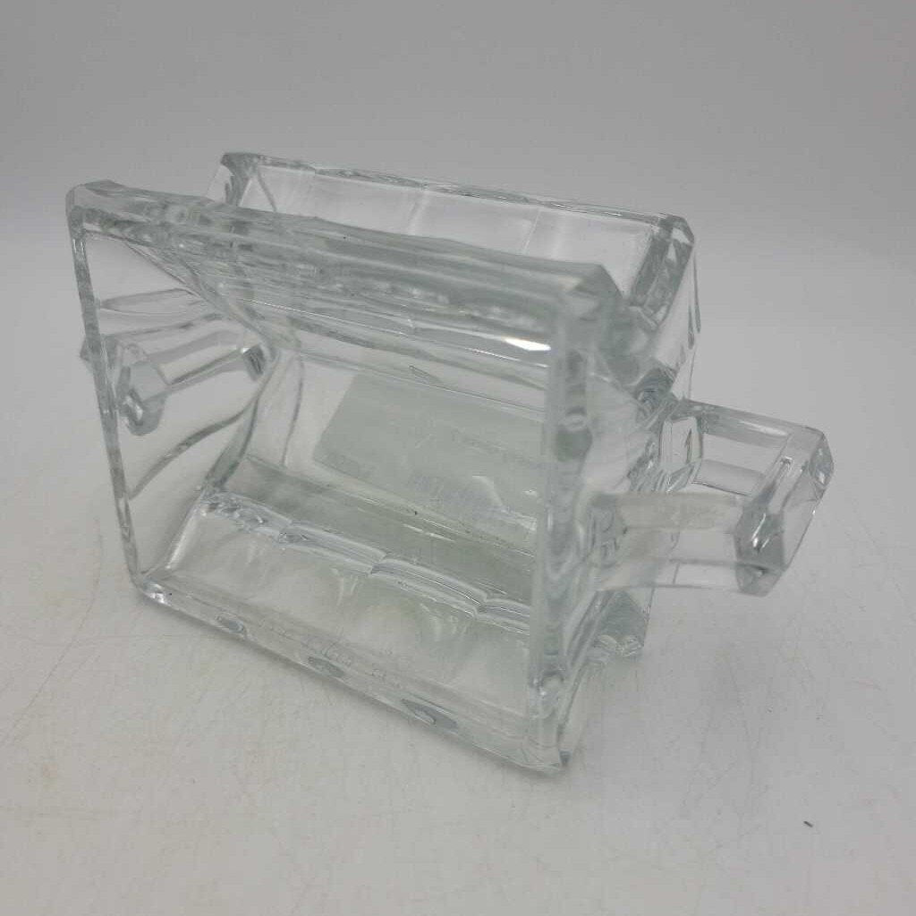 Heisey Glass ? Business card holder (DR)