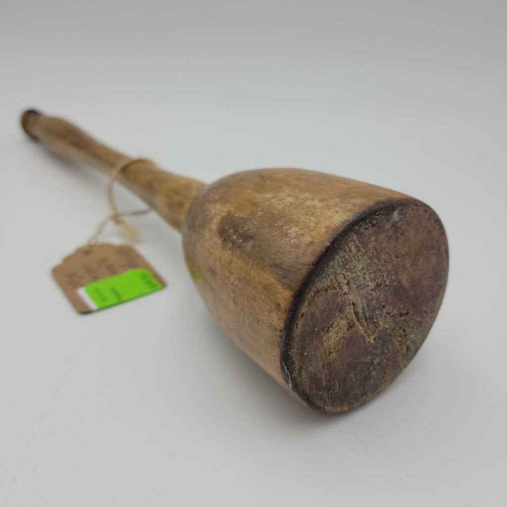 Antique Wooden Potato Masher - 11.5"H (SAL)