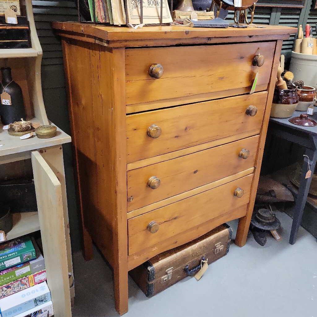 Antique Pine Tallboy Dresser (SAL)