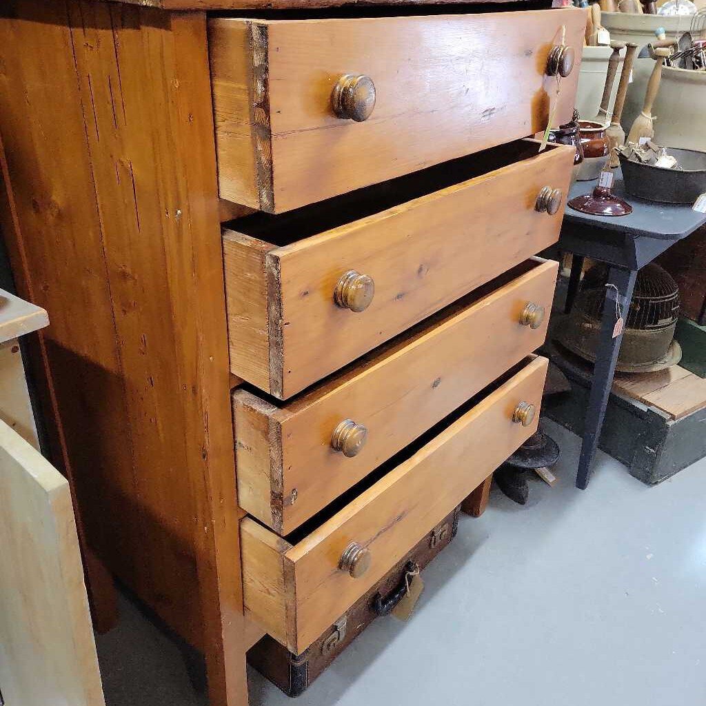 Antique Pine Tallboy Dresser (SAL)