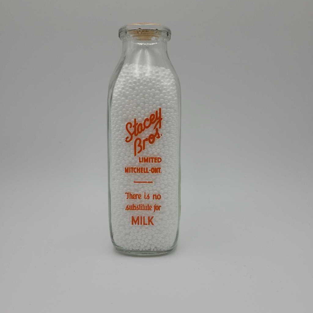 Stacey Bros Mitchell On. Milk Bottle (JAS)