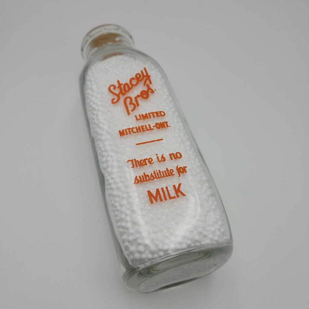 Stacey Bros Mitchell On. Milk Bottle (JAS)