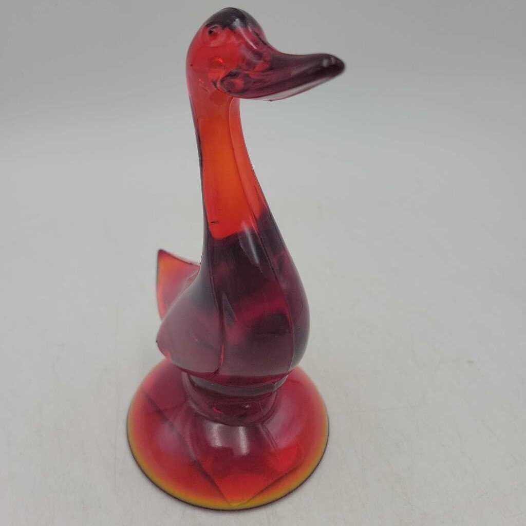 Viking Epic line Glass Duck 5.5" figure/paperweight (BG)