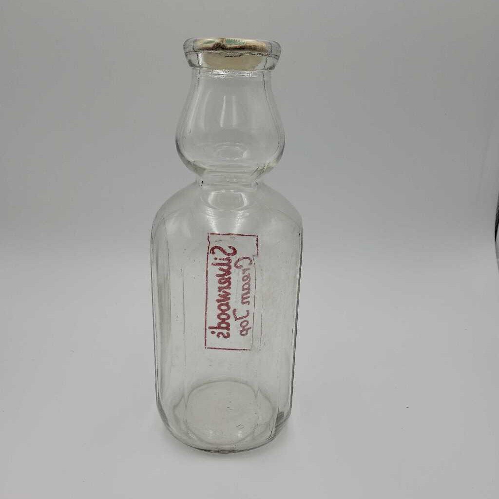 Sliverwood's Cream top Dairy Milk bottle (JAS)