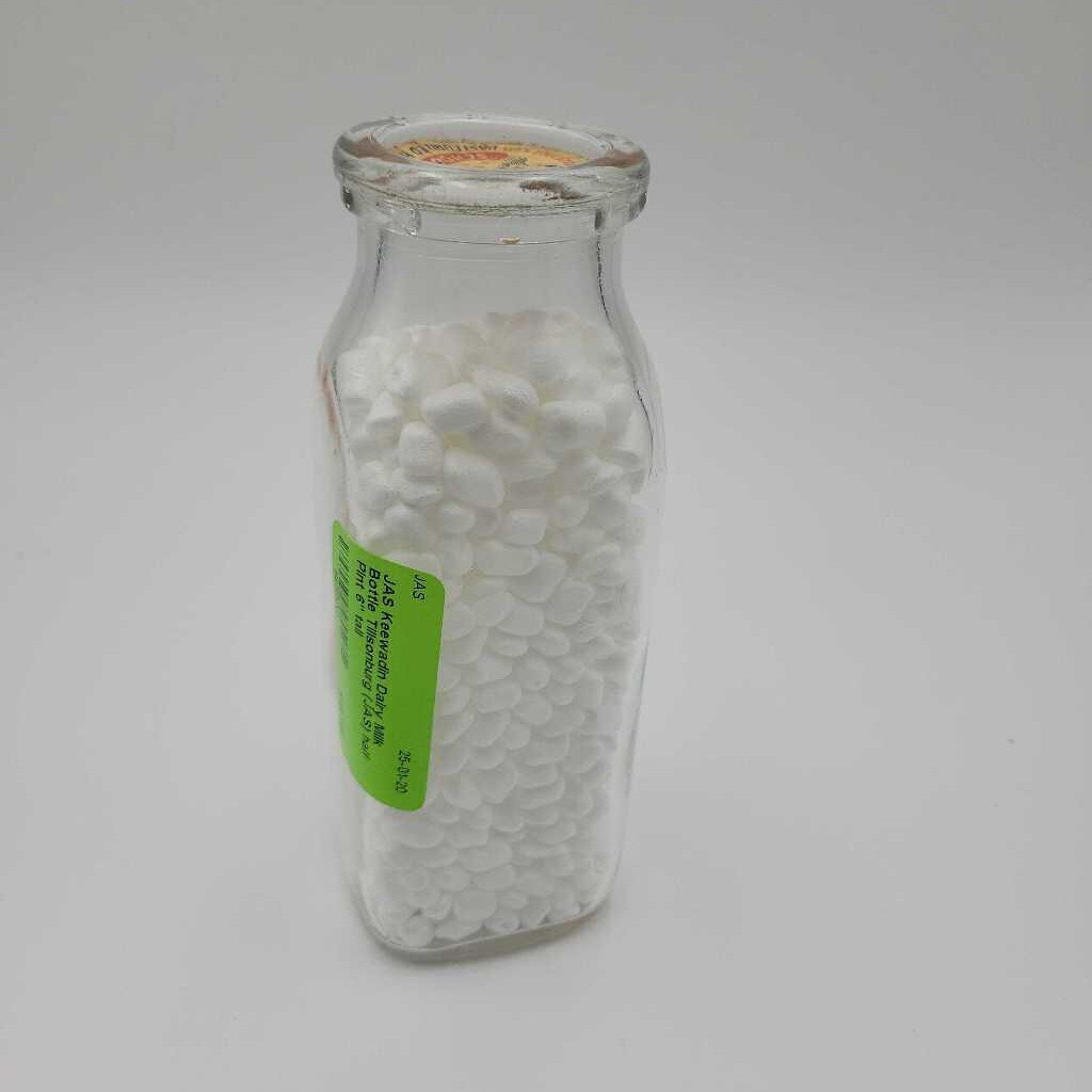 Keewadin Dairy Milk Bottle Tillsonburg (JAS) half Pint