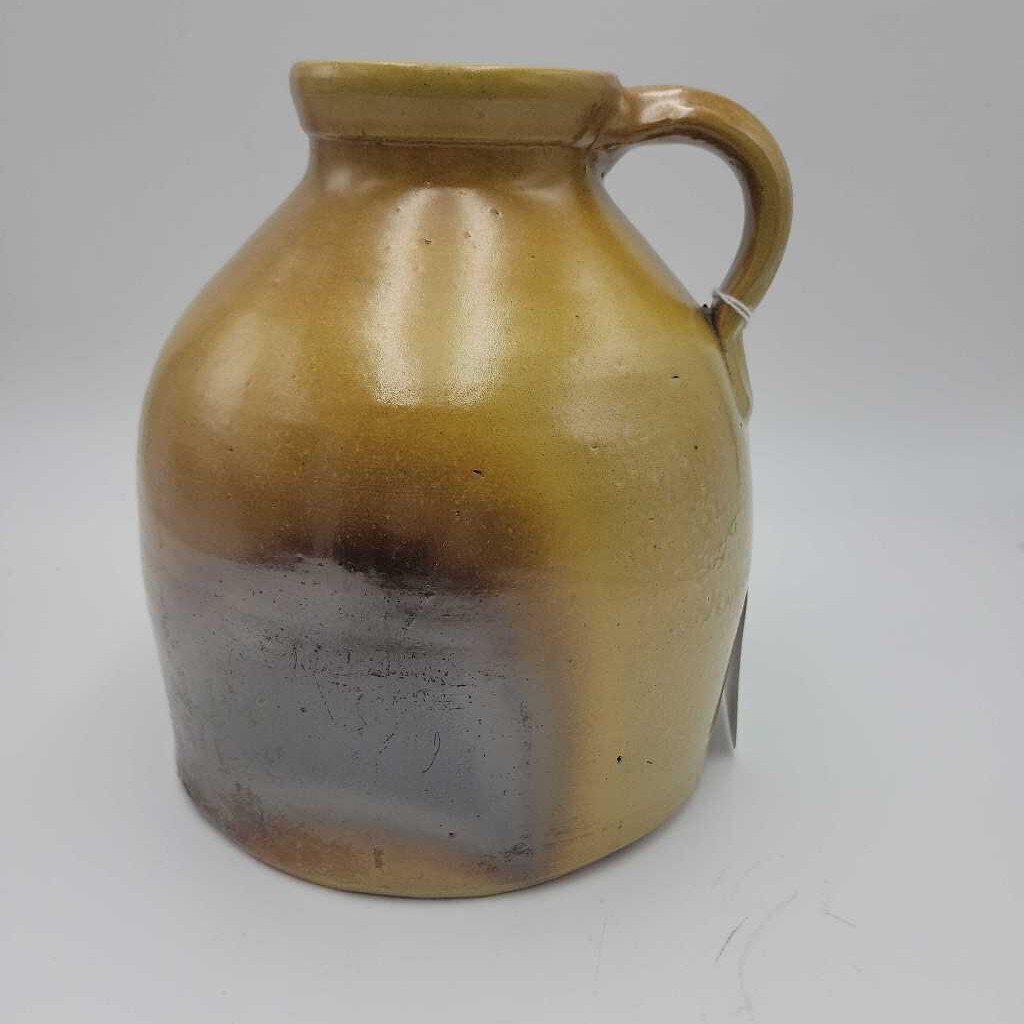 Brown Wide Mouth Pottery Jug (GEC) crock