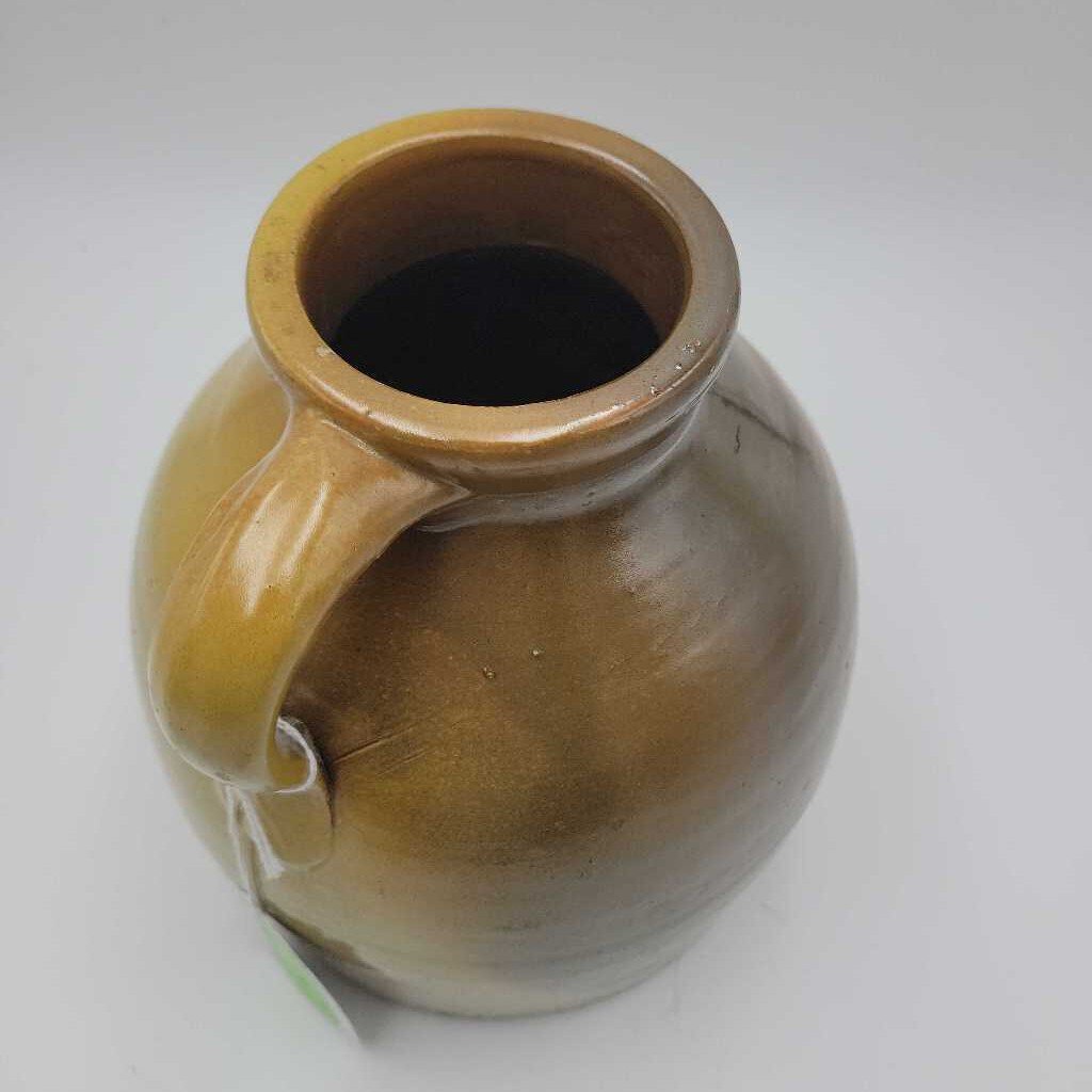 Brown Wide Mouth Pottery Jug (GEC) crock