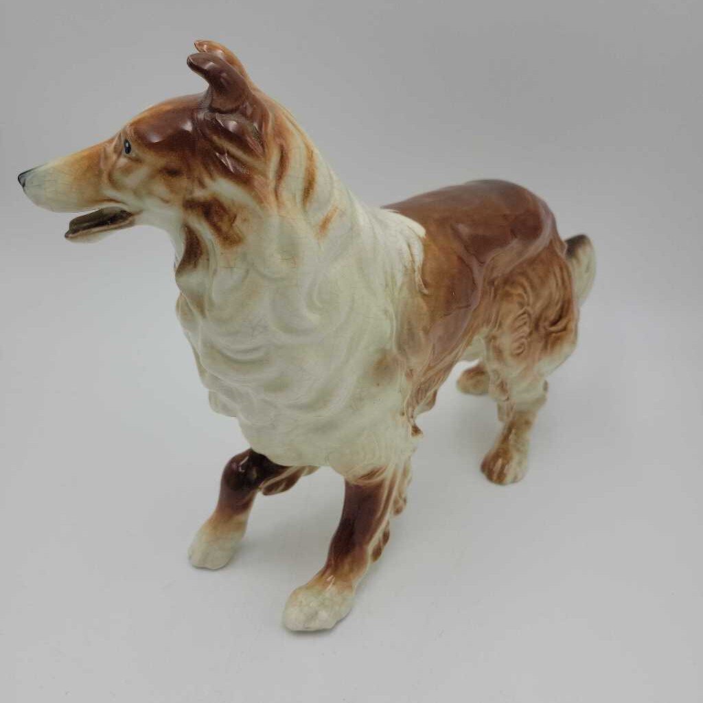 Vintage Large Collie Dog Figurine (GEC)