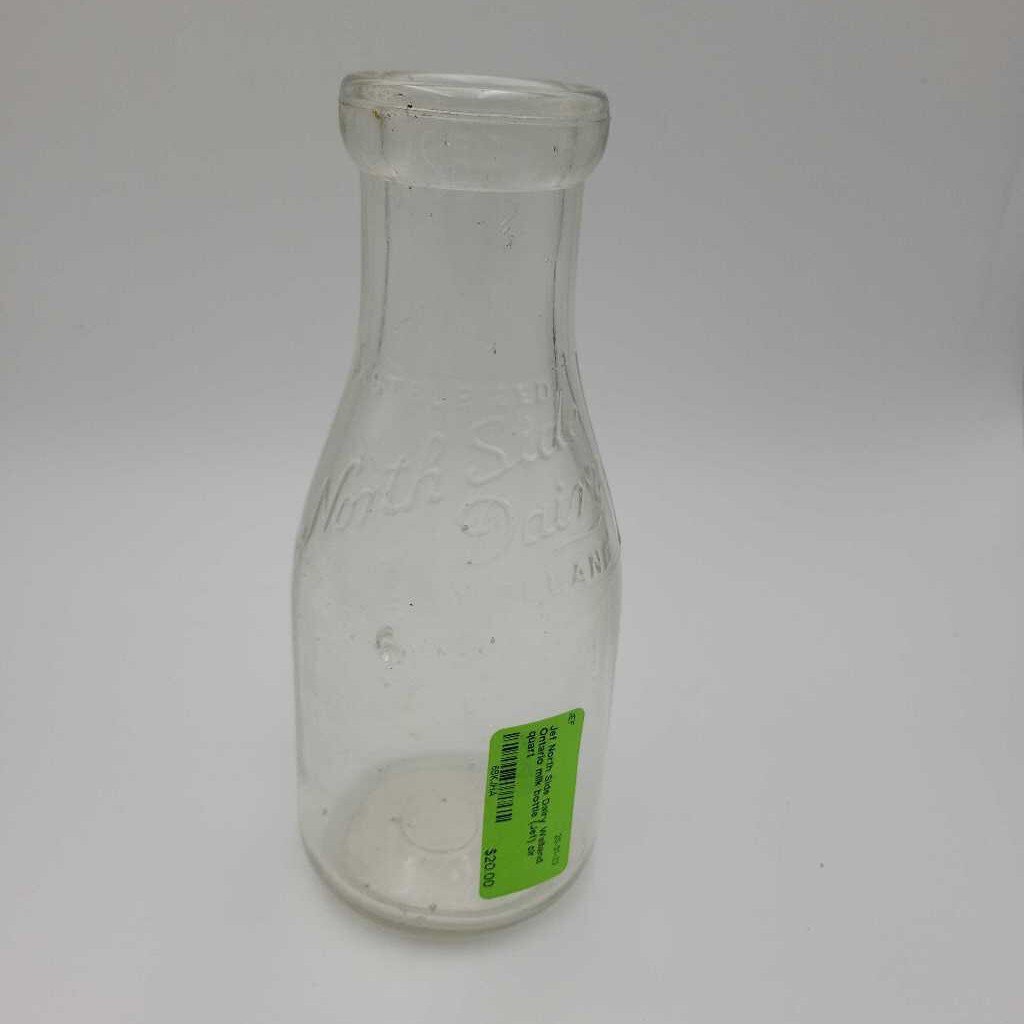 North Side Dairy Welland Ontario milk bottle (Jef)