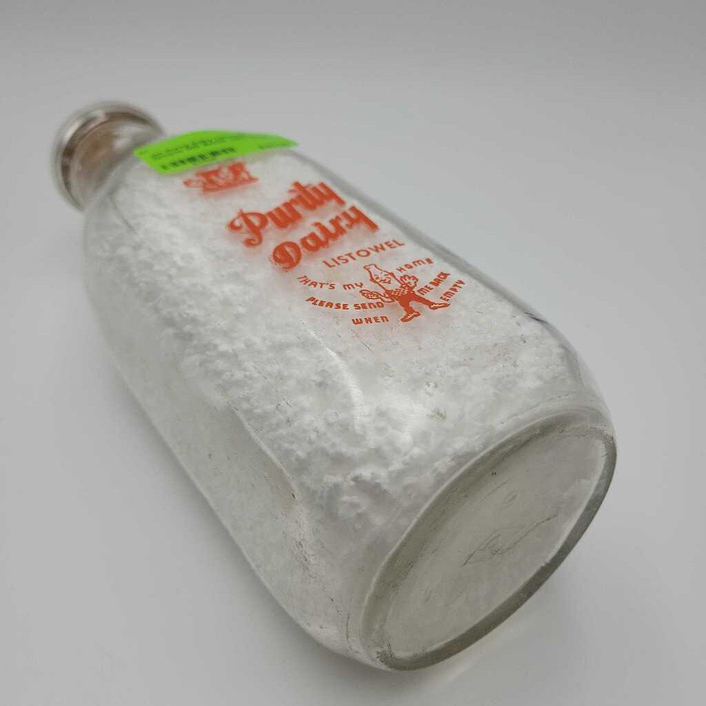 Purity Dairy Listowel Ontario Milk Bottle (Jef)