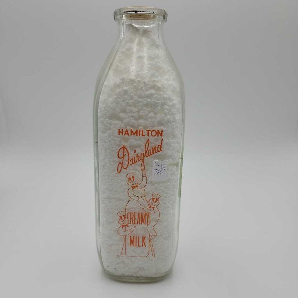 Hamilton Dairyland Ontario Milk Bottle (Jef)